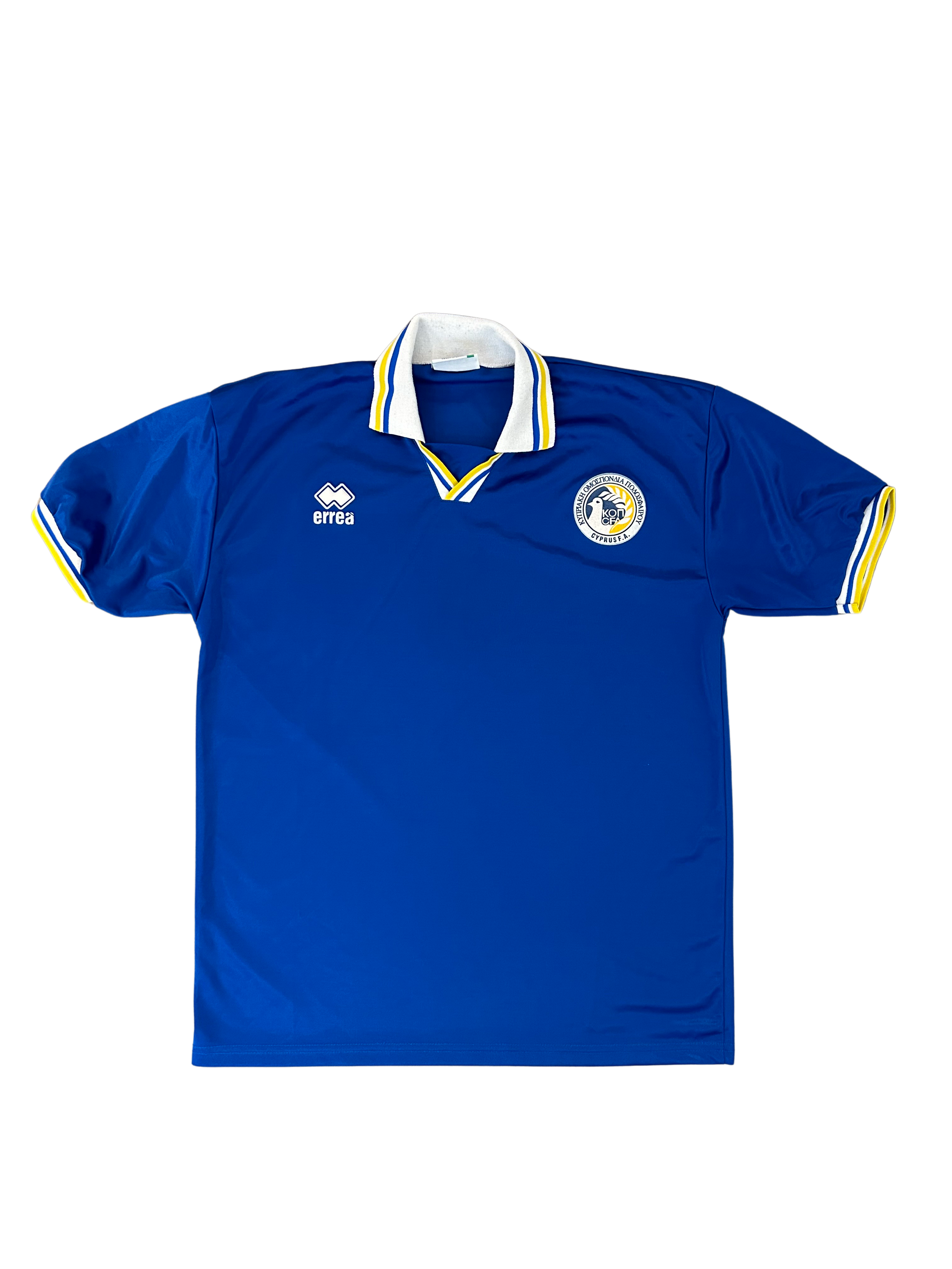 Errea - Cyprus 2000 Home Football Shirt