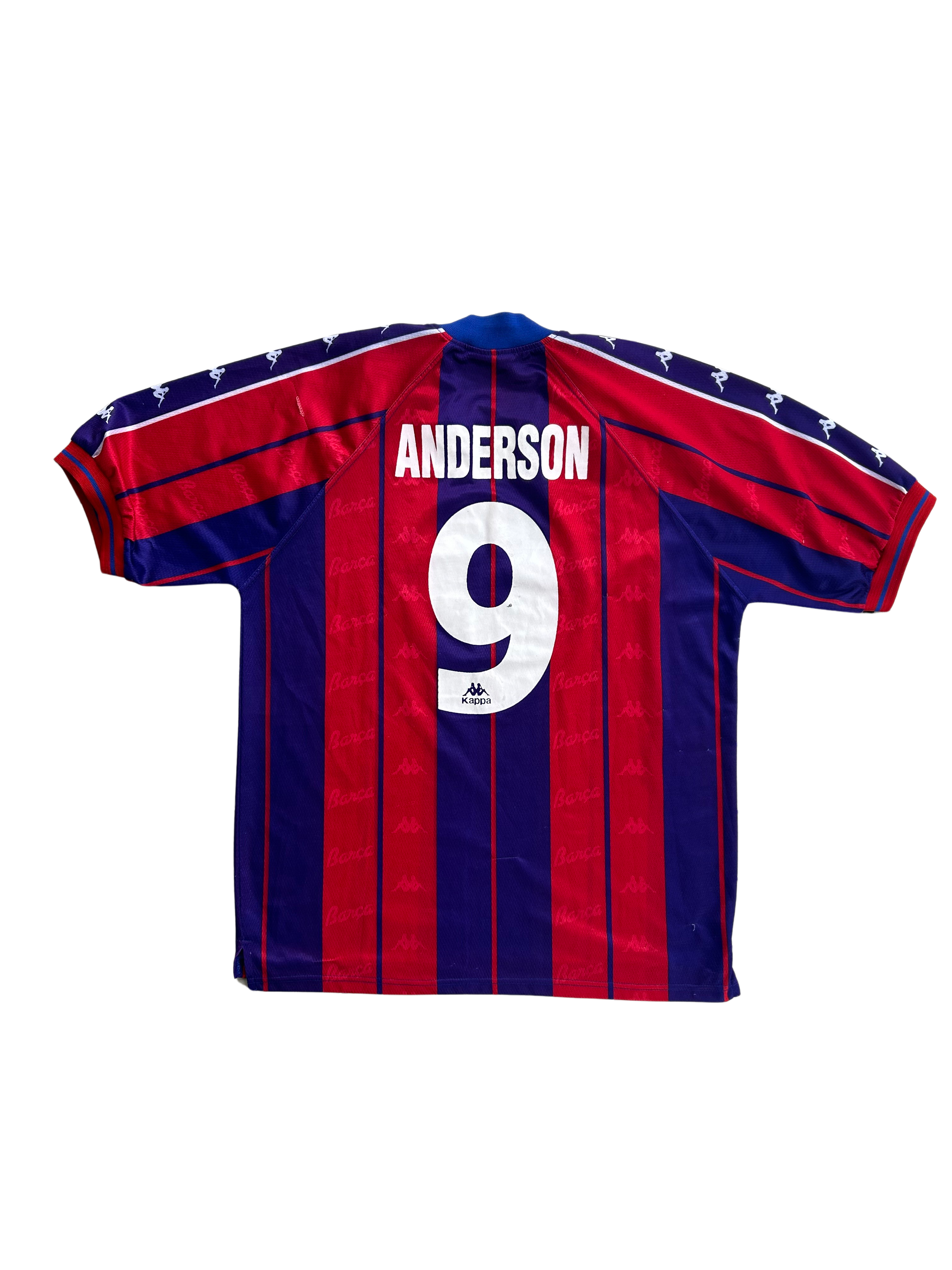 Kappa - FC Barcelona 1997/98 Home Football Shirt 'ANDERSON'