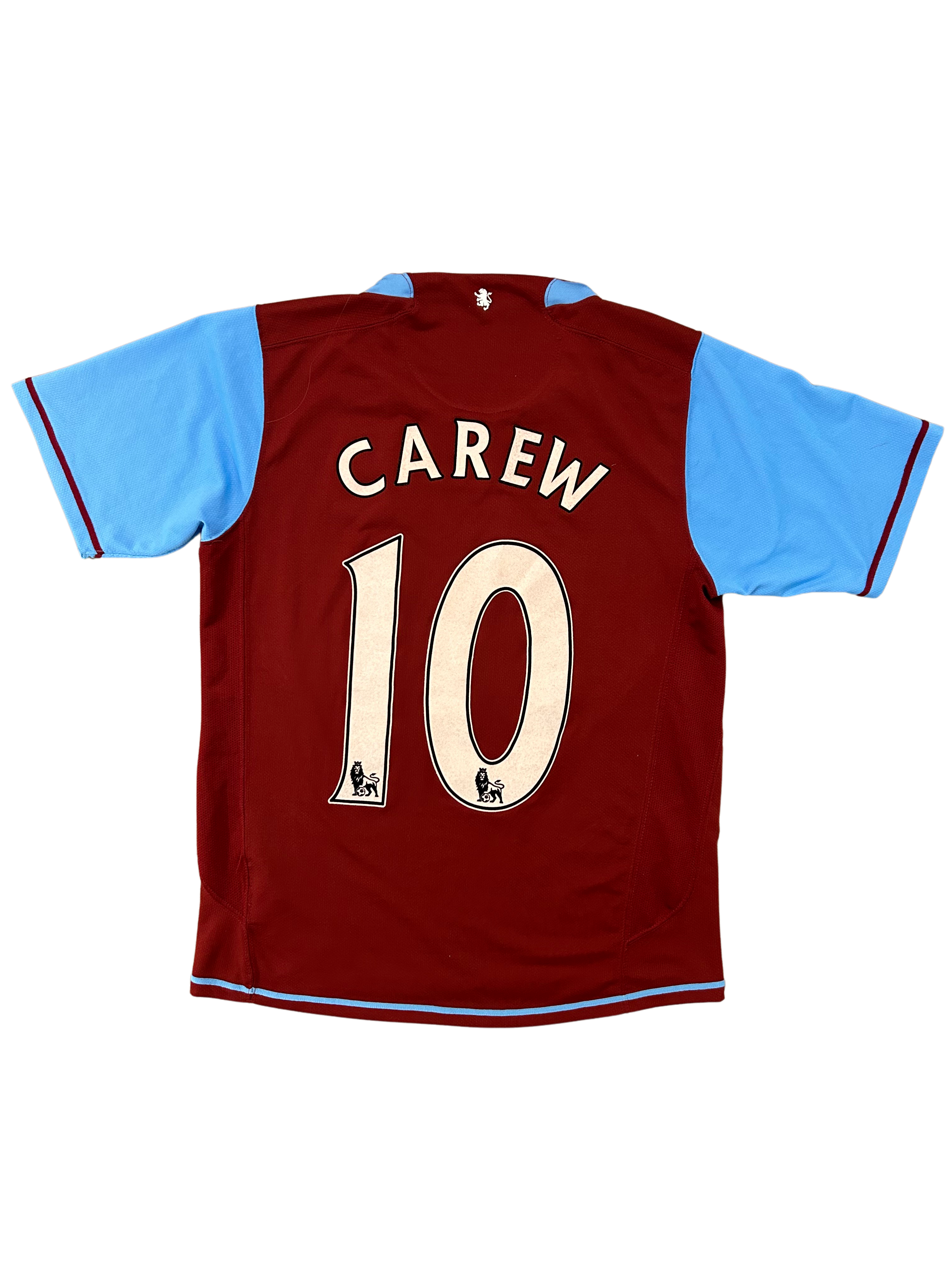 Nike - Aston Villa 2007/08 Home Football Shirt 'CAREW'