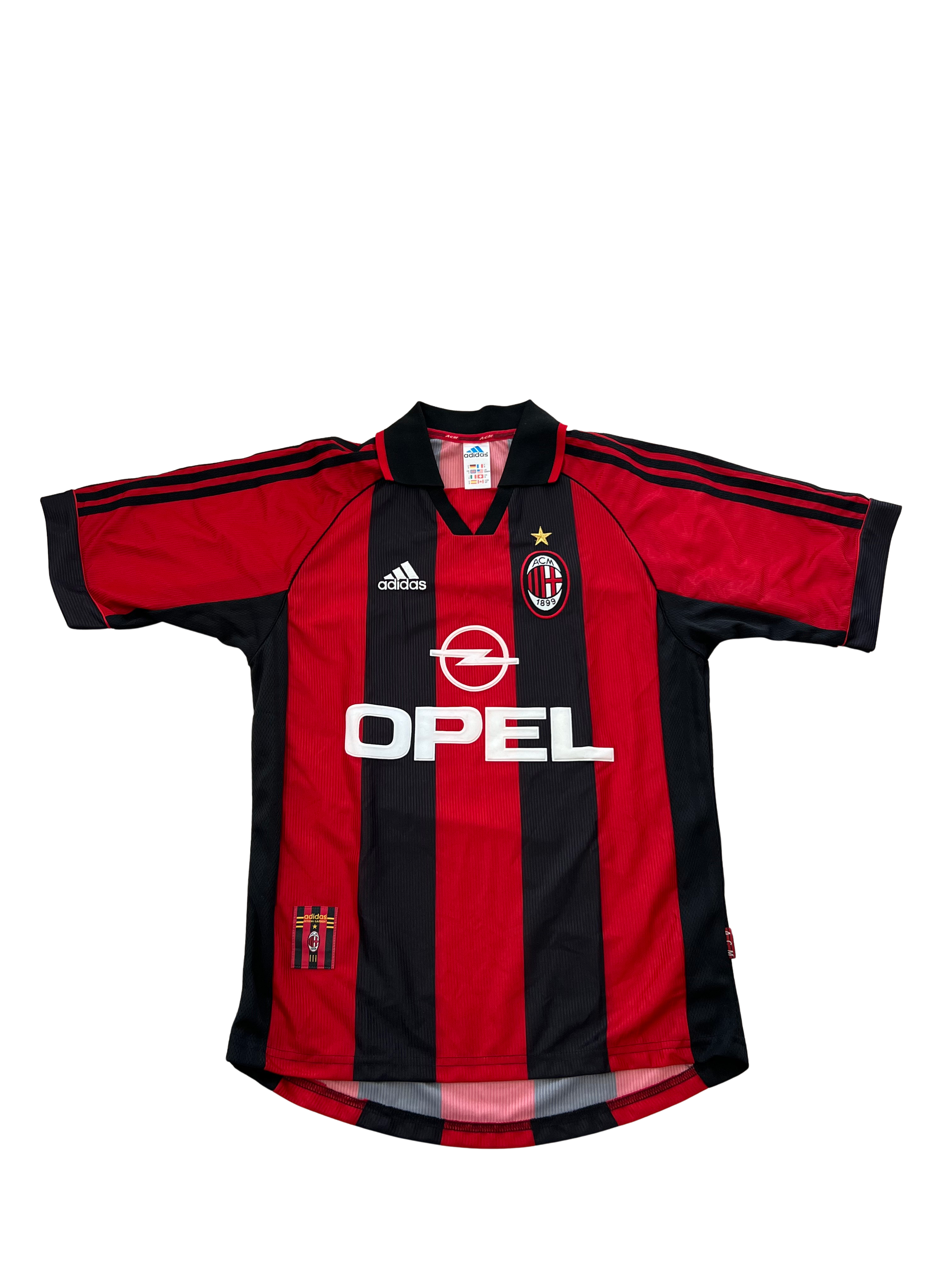 Adidas - AC Milan 1998/99 Home Football Shirt