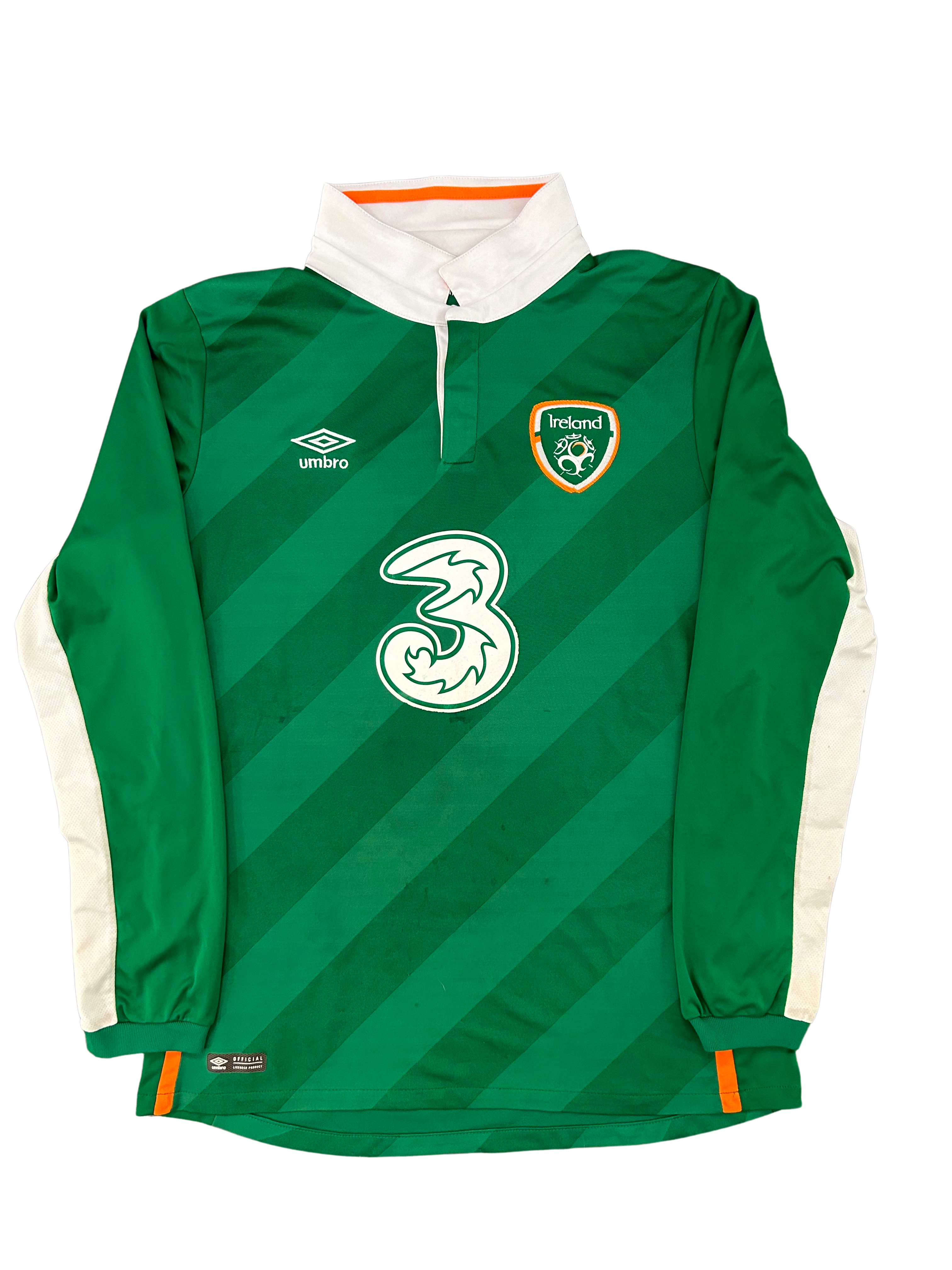 Umbro - Ireland 2016 Home Football Shirt 'LONG'