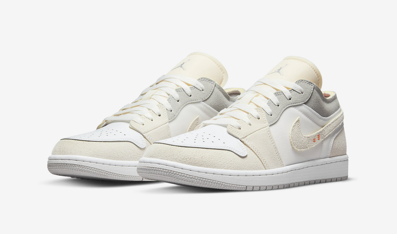 Air Jordan 1 Low 'Inside Out Cream White Light Grey'