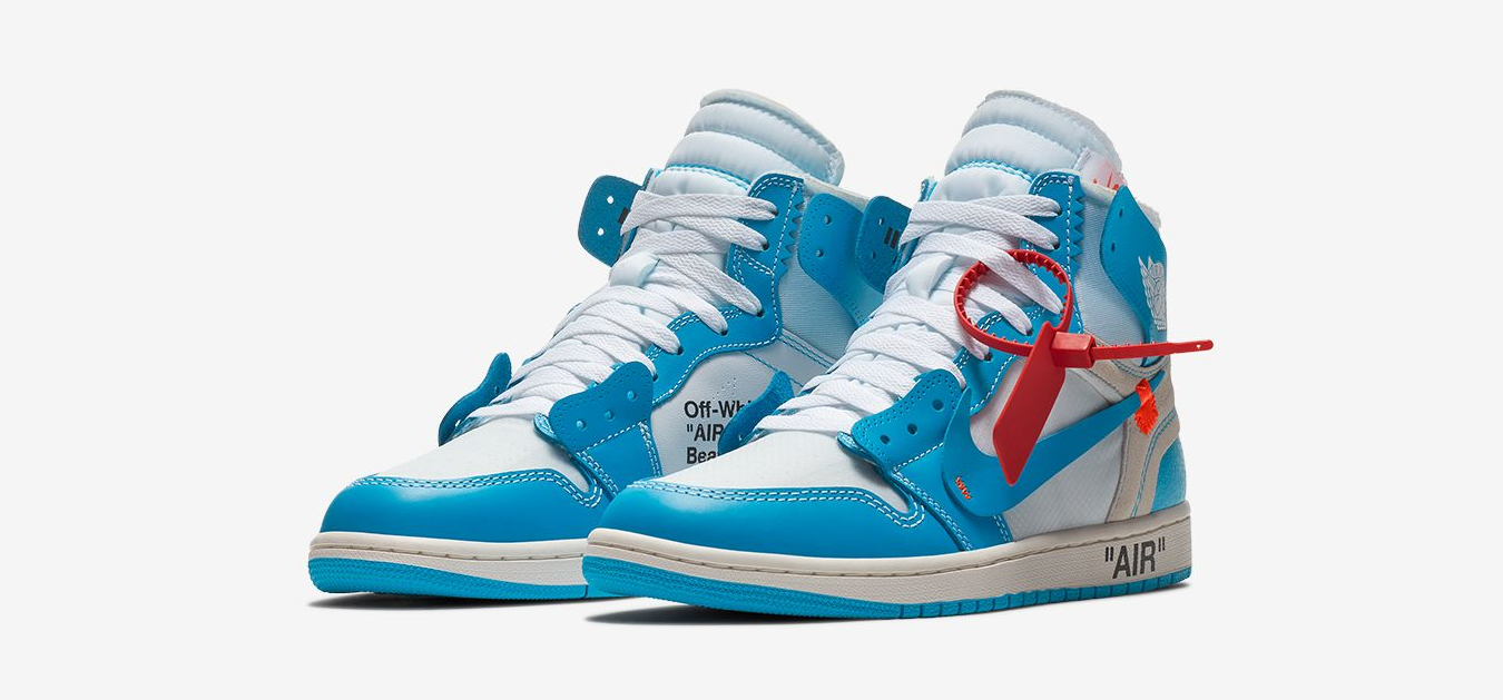 Air Jordan 1 High Off-White 'UNC'