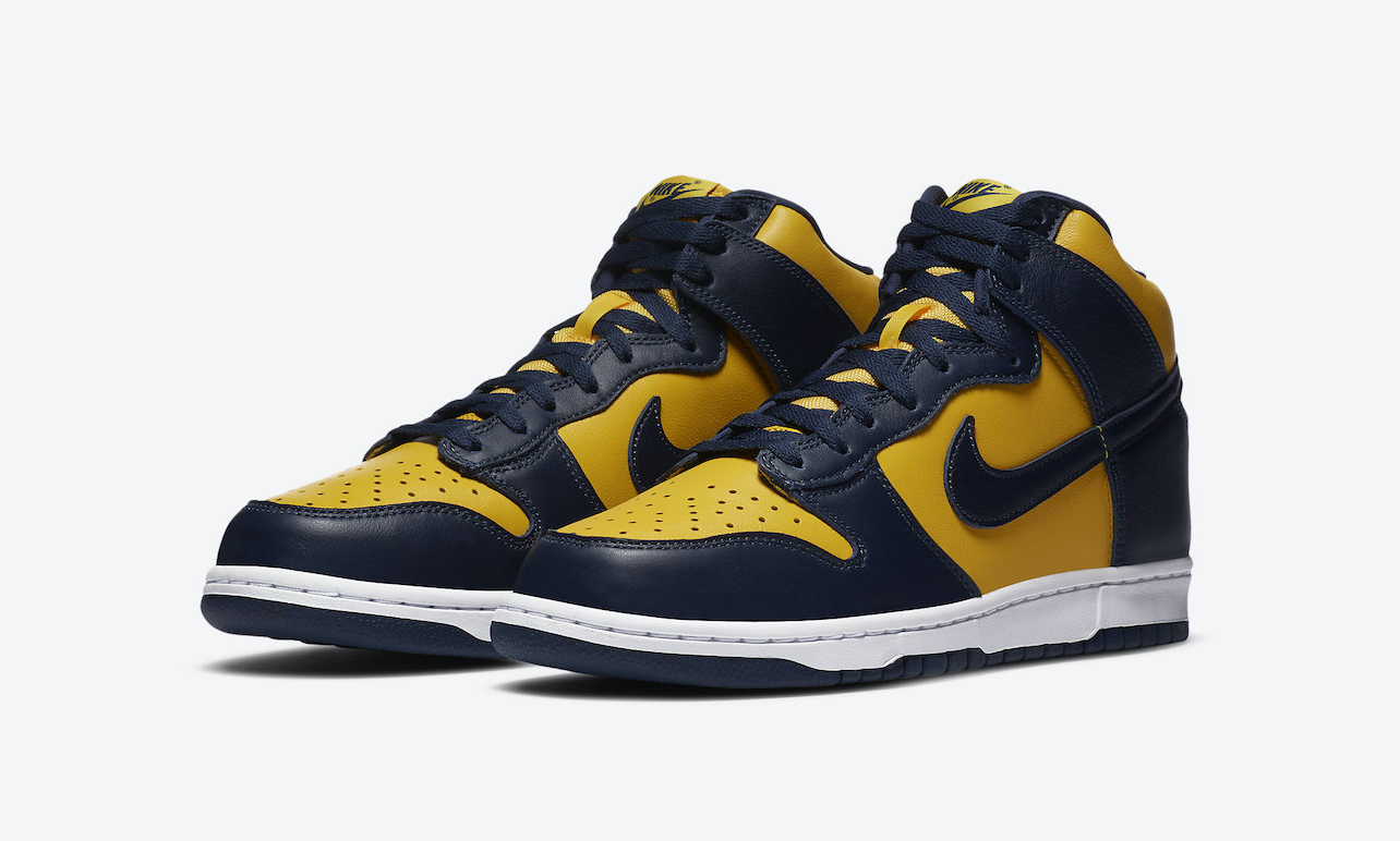 Nike Dunk High 'Michigan'