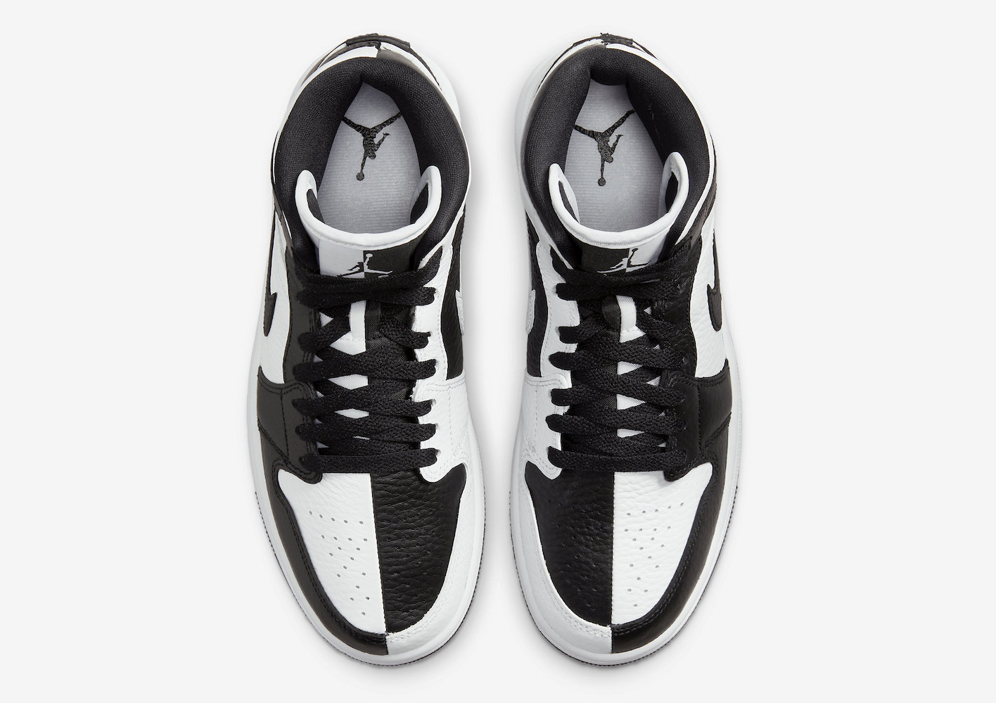 Air Jordan 1 Mid Split 'Black White'