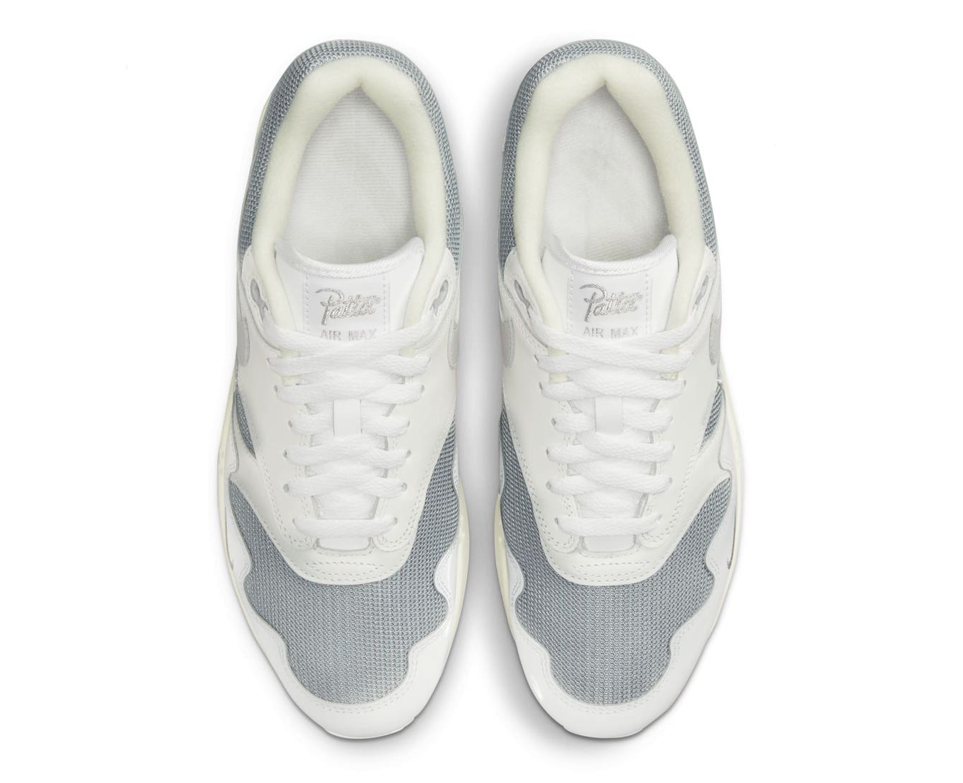 Nike Air Max 1 Patta Waves 'White Silver'