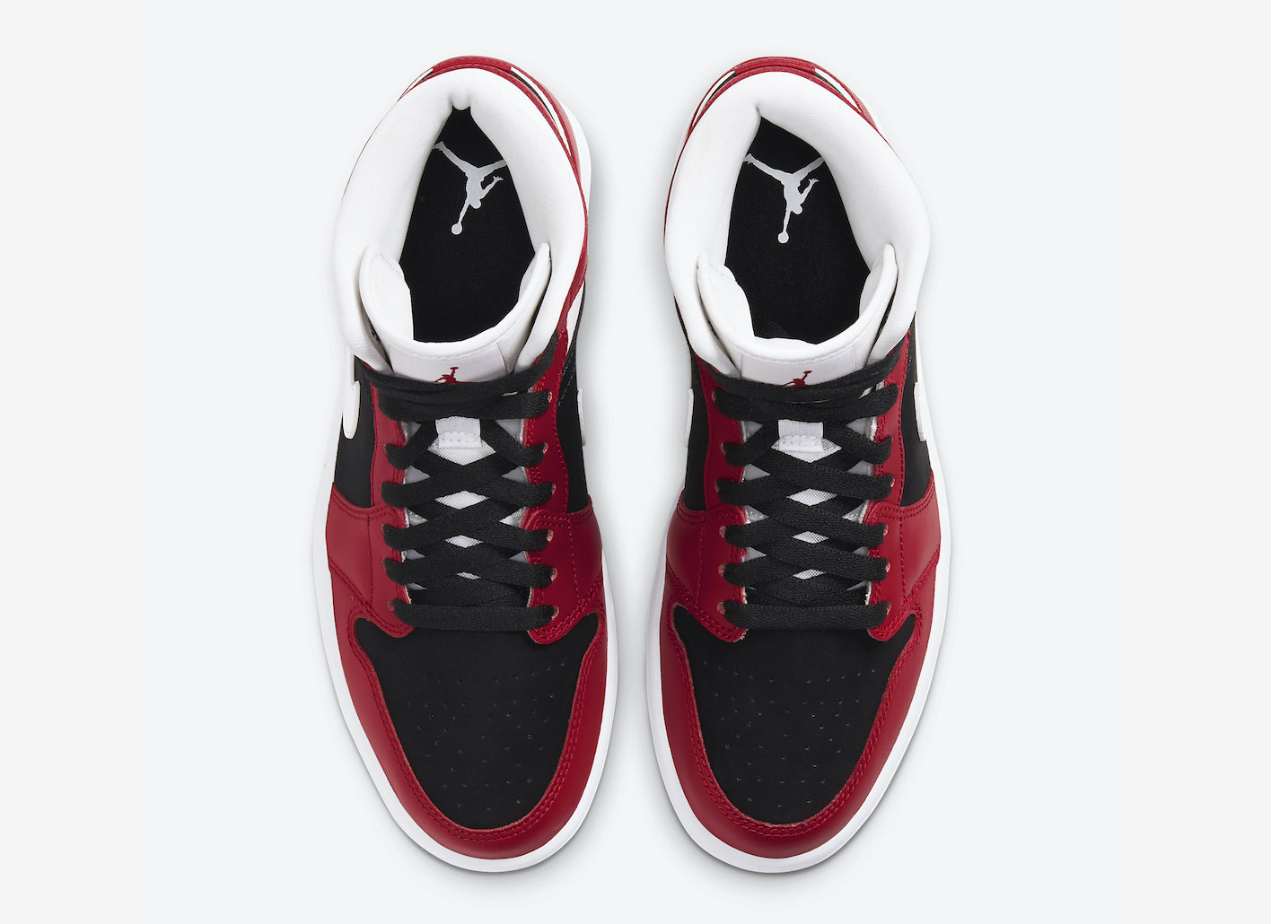 Air Jordan 1 Mid 'Gym Red Black'