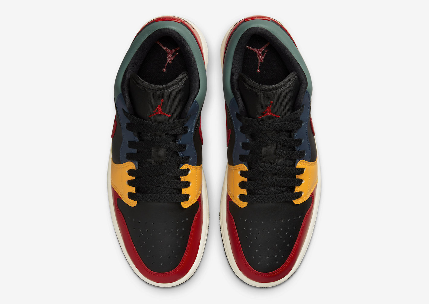Air Jordan 1 Low 'Black Multi-Color'