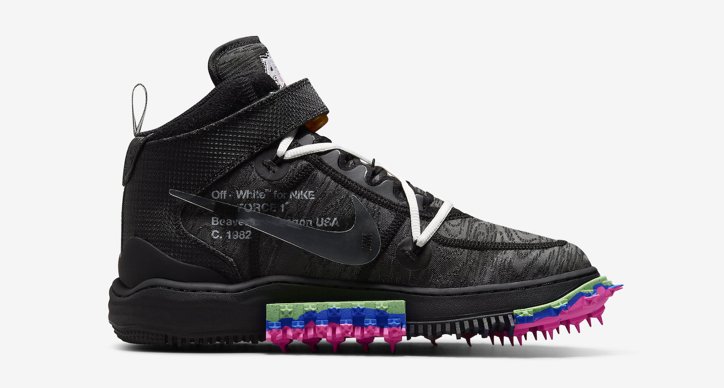 Nike Air Force 1 Mid Off-White 'Black'