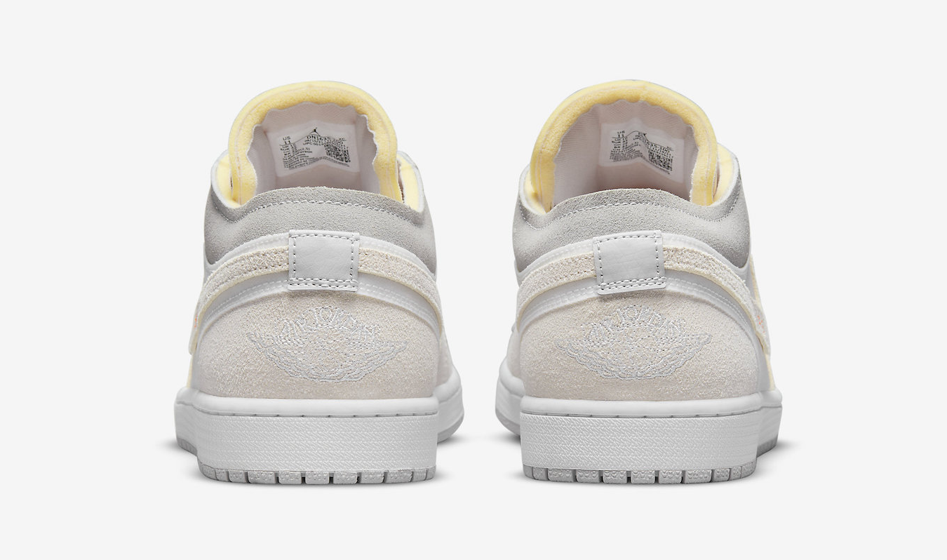 Air Jordan 1 Low 'Inside Out Cream White Light Grey'