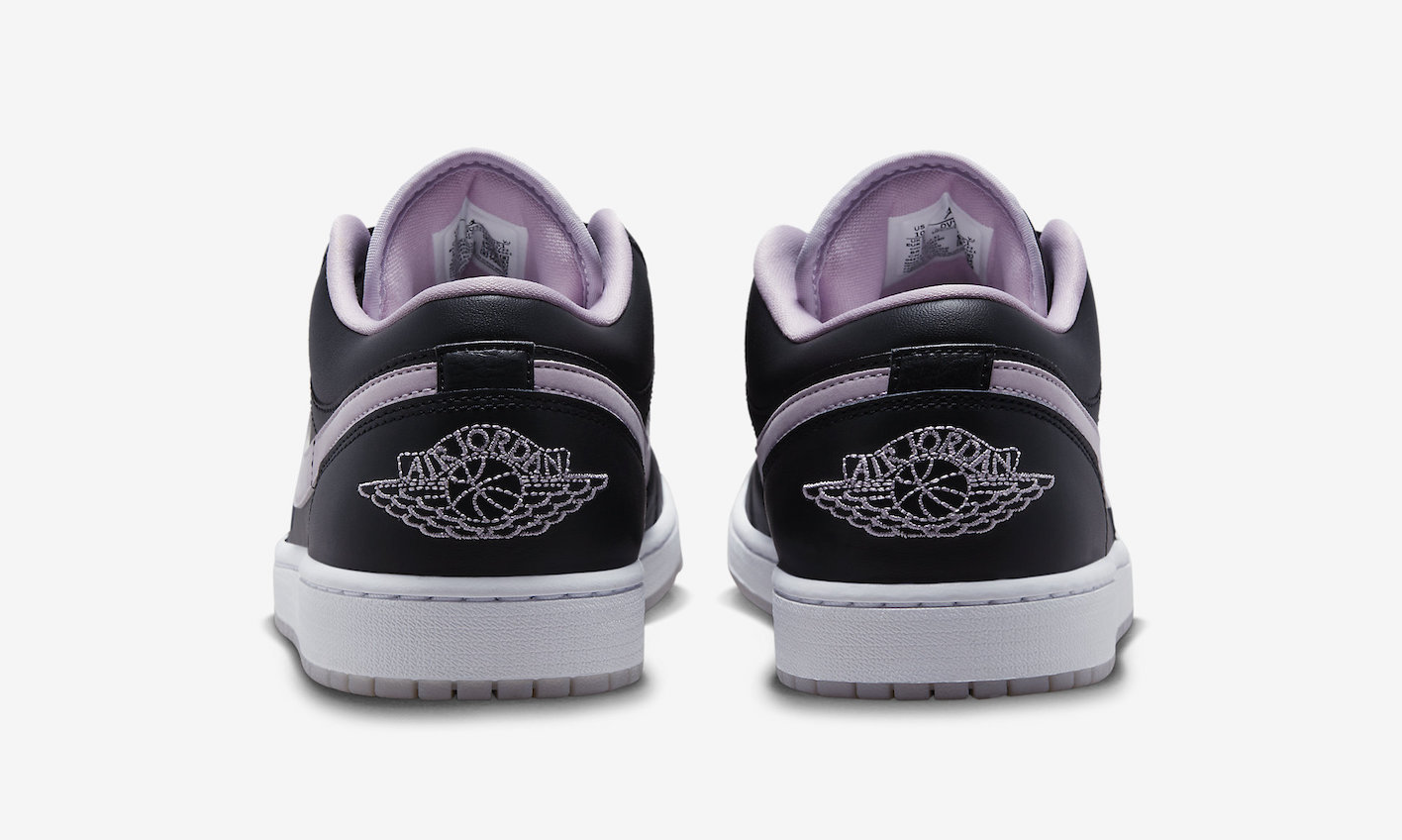 Air Jordan 1 Low 'Black Iced Lilac'