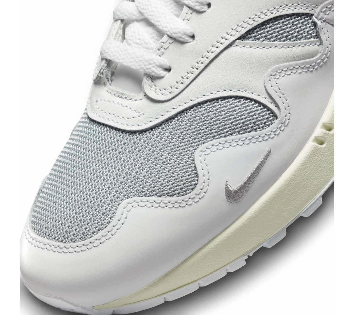 Nike Air Max 1 Patta Waves 'White Silver'
