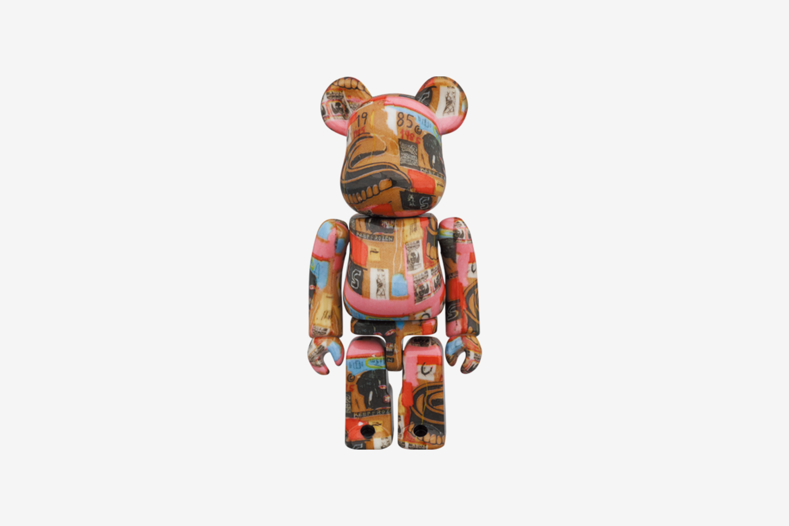 Bearbrick Andy Warhol JEAN-MICHEL BASQUIAT #2 100% & 400% Set