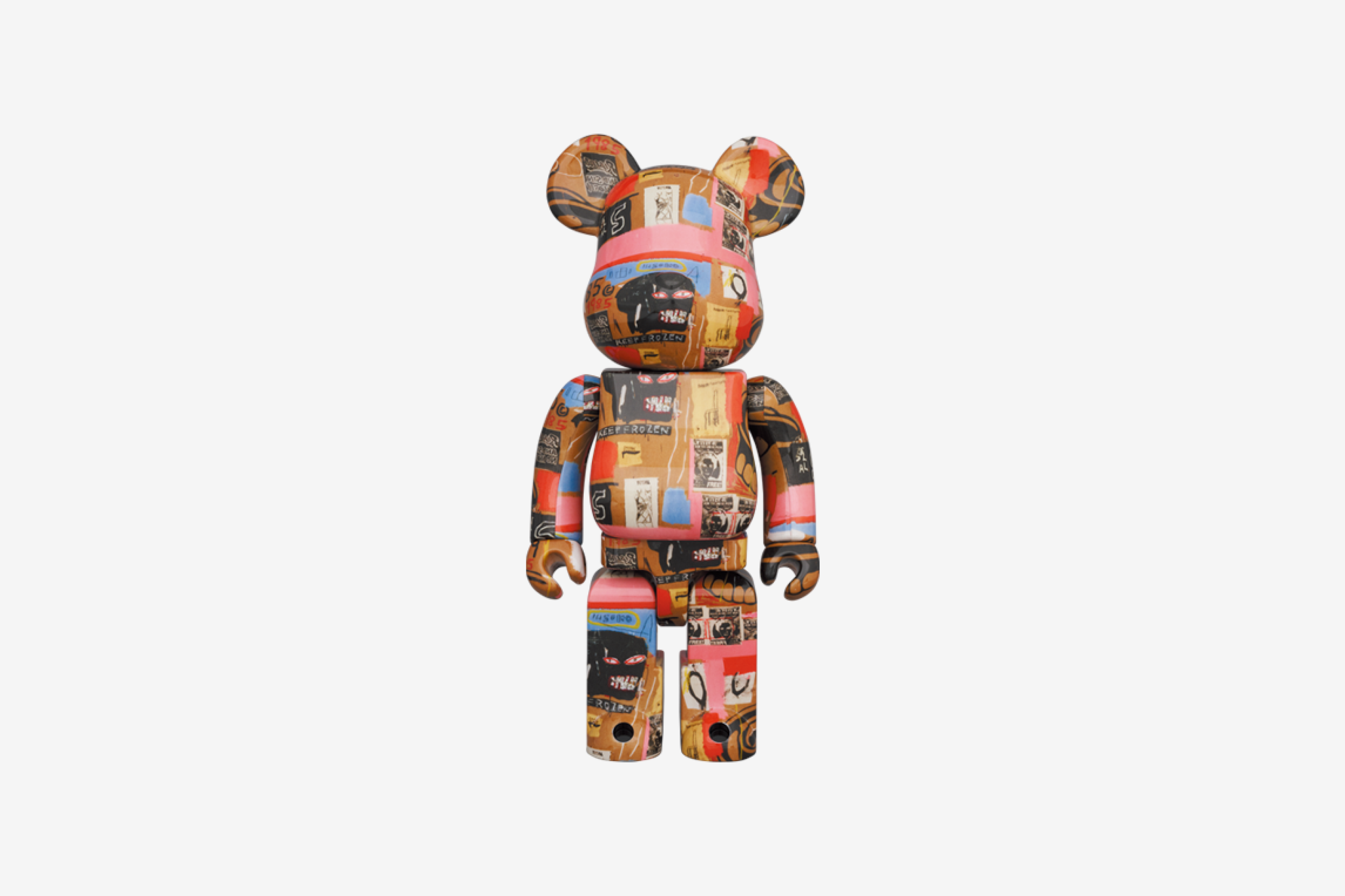 Bearbrick Andy Warhol JEAN-MICHEL BASQUIAT #2 100% & 400% Set