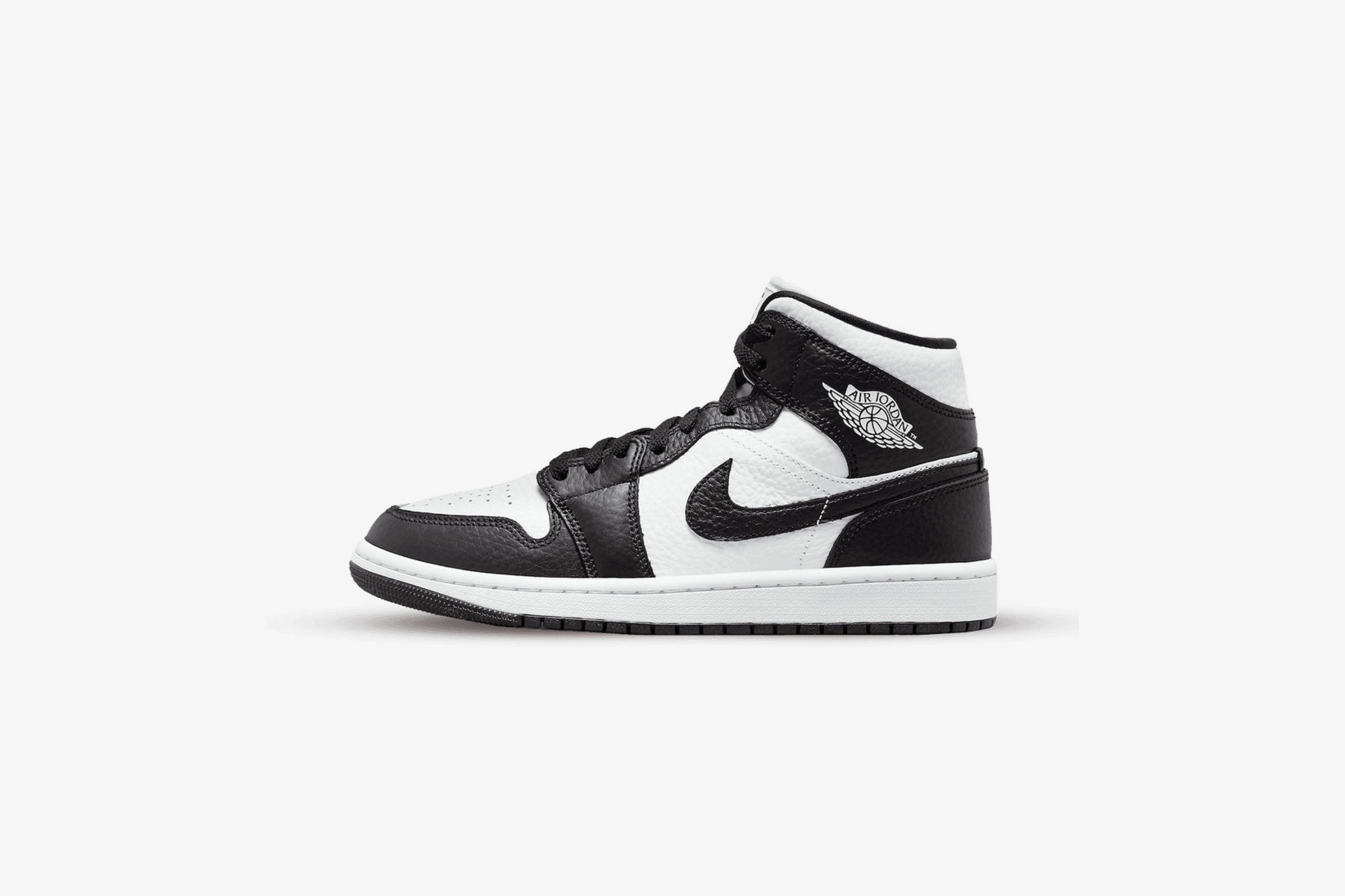 Air Jordan 1 Mid Split 'Black White'