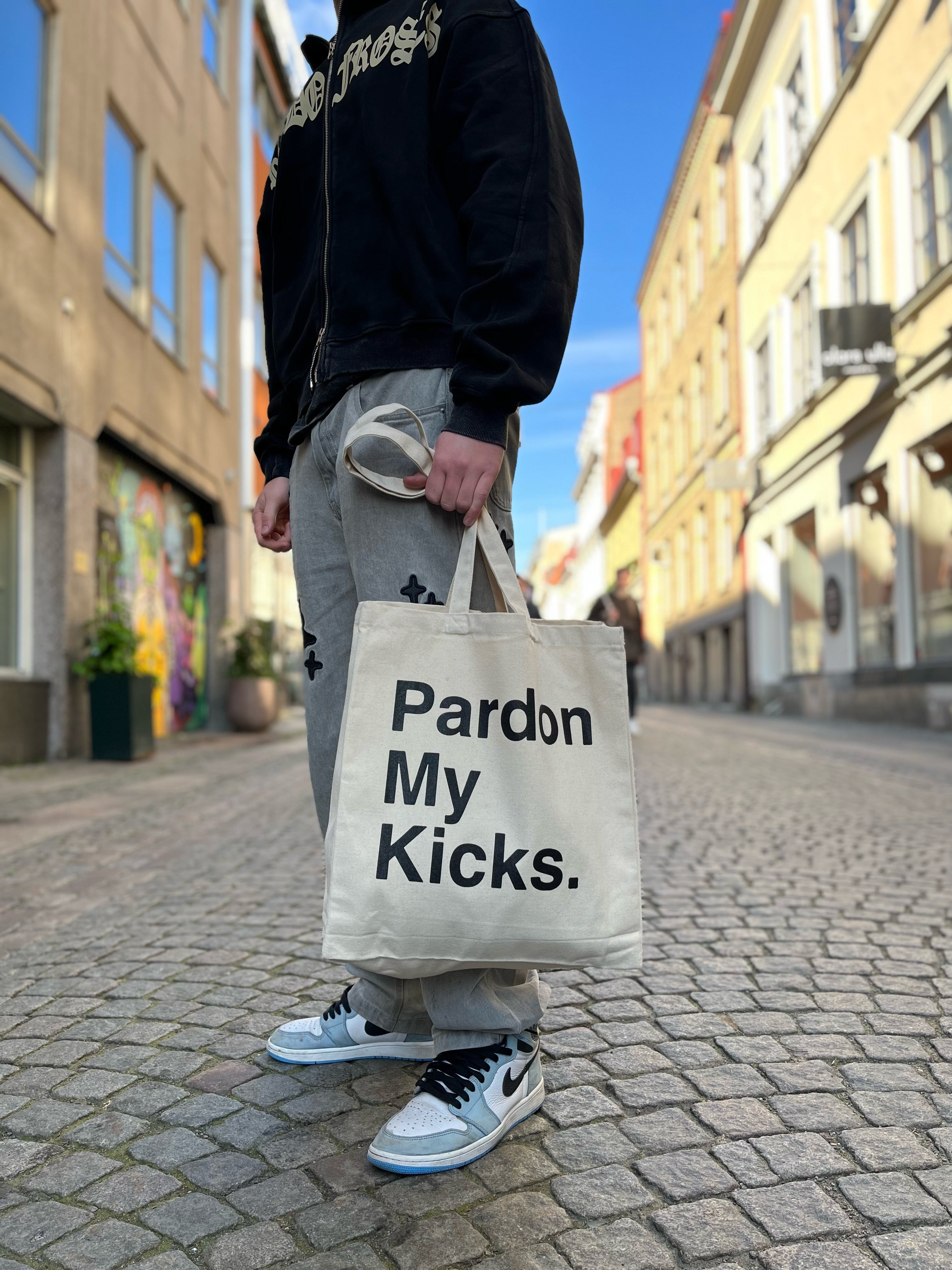 Pardon My Kicks Canvas Bag